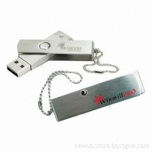 Metal USB Flash Drives/Disks with 1-32GB Capacity, Available in Various Colors